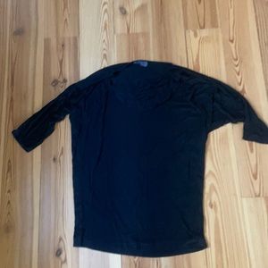 Michael stars black drape tunic